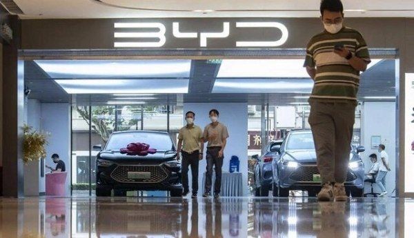 بی‌وای‌دی پرفروش‌ترین برند خودروی چین در ماه نوامبر
